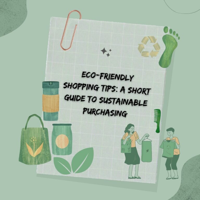 Steps for eco-conscious shopping